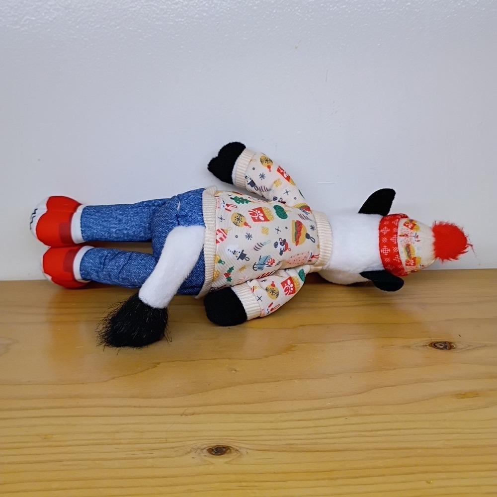Lot Of 2 Chick-fil-A Cow Plush Multicolor 11"-12" Stuffed Animal - Picture 4 of 13